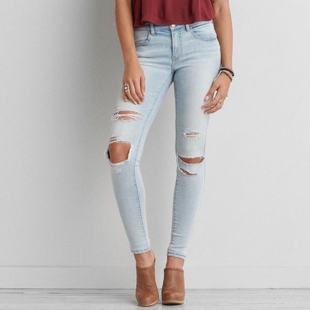 🚫 sold*! 🚫 Aeo denim x cafe jegging